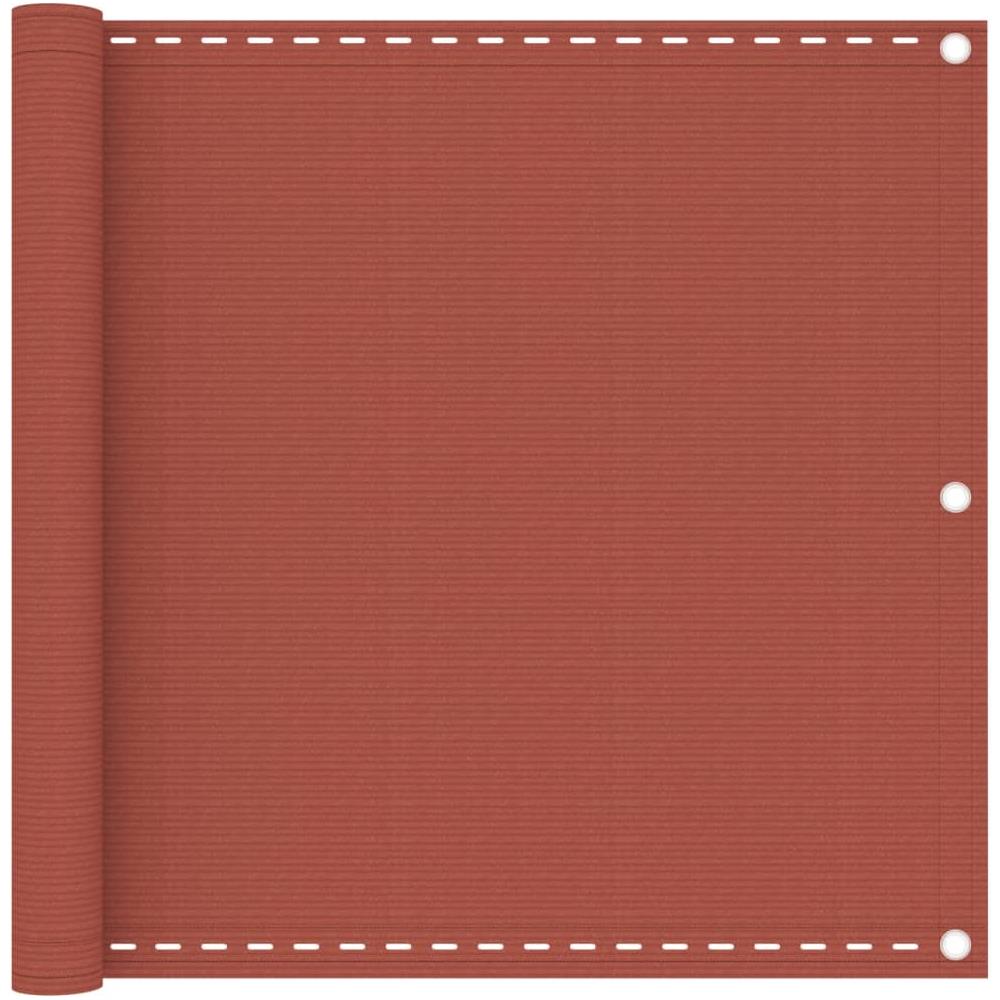 Paravento da Balcone Terracotta 90x300 cm in HDPE - Foto 1