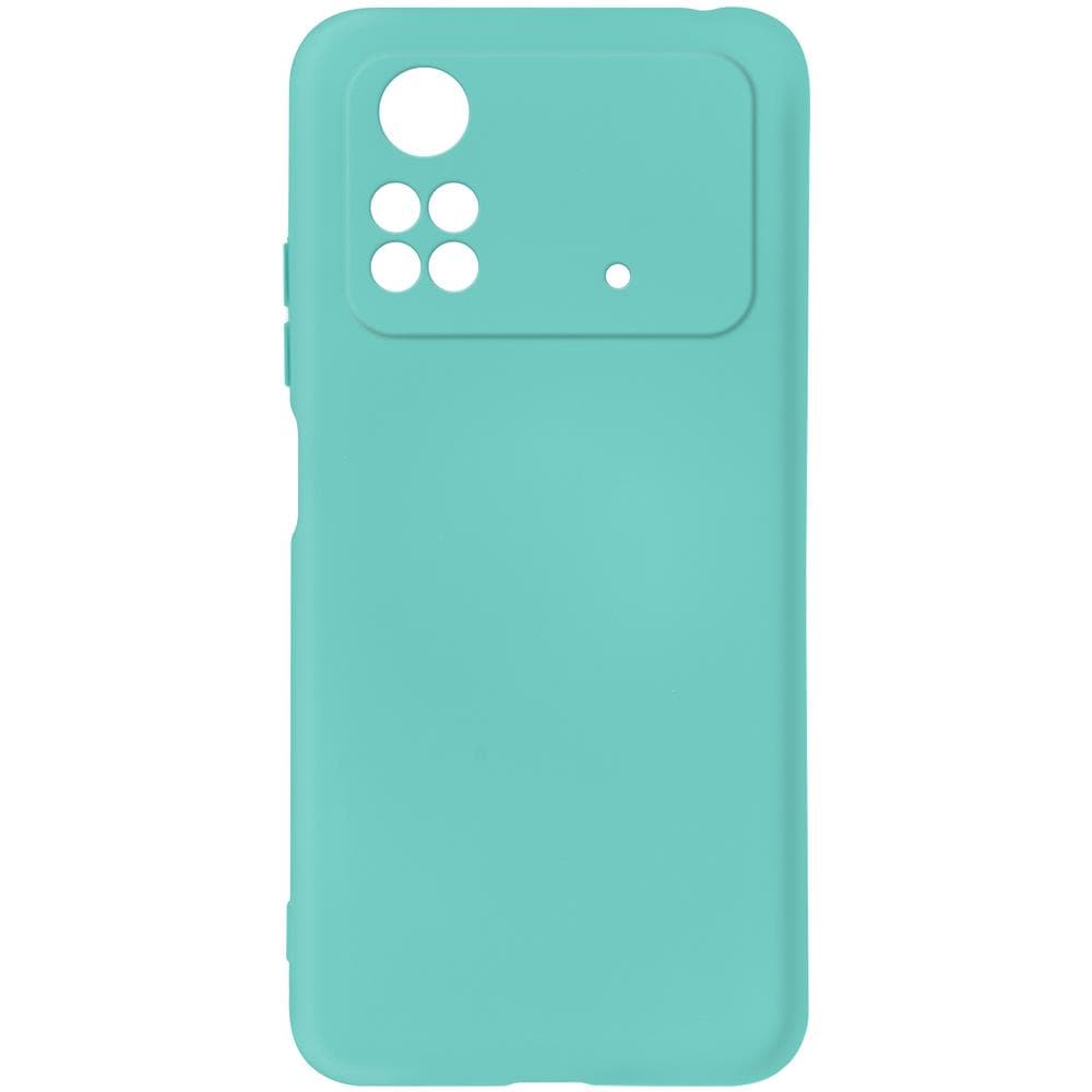Cover Xiaomi Poco M4 Pro 4g Silicone Semi-rigido Soft-touch Turchese - Foto 1
