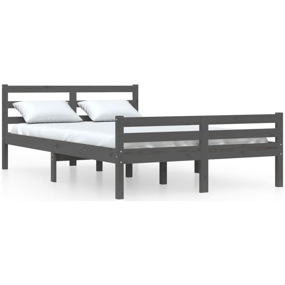 Giroletto Grigio in Legno Massello 150x200 cm King Size - Foto 2