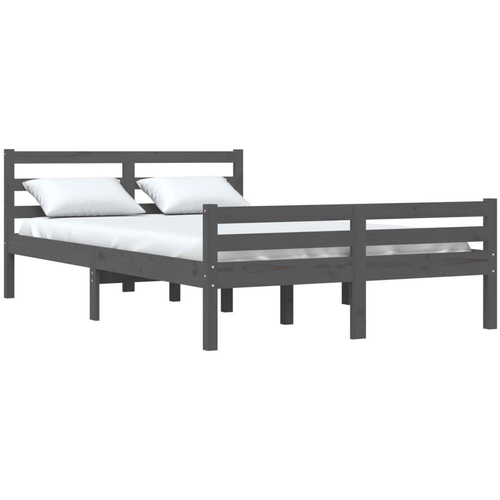 Giroletto Grigio in Legno Massello 150x200 cm King Size - Foto 3