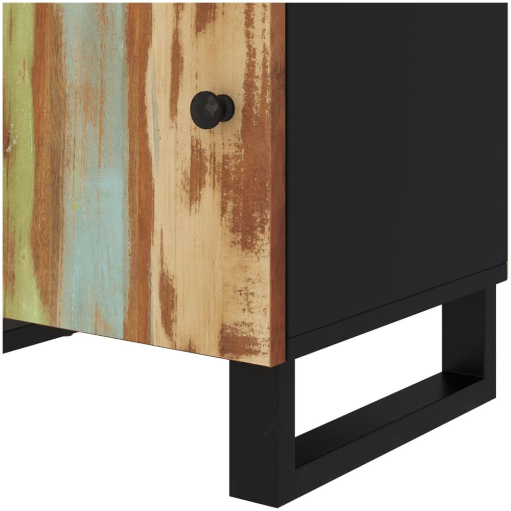 Comodino 50x33x60cm Legno Massello Recupero E Legno Multistrato - Foto 7