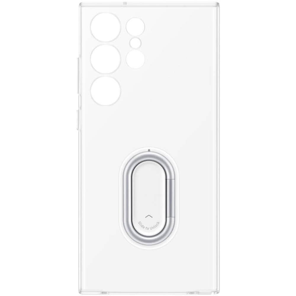 Cover Per Samsung Galaxy S23 Ultra Originale Clear Gadget Con Anello Trasparente - Foto 1