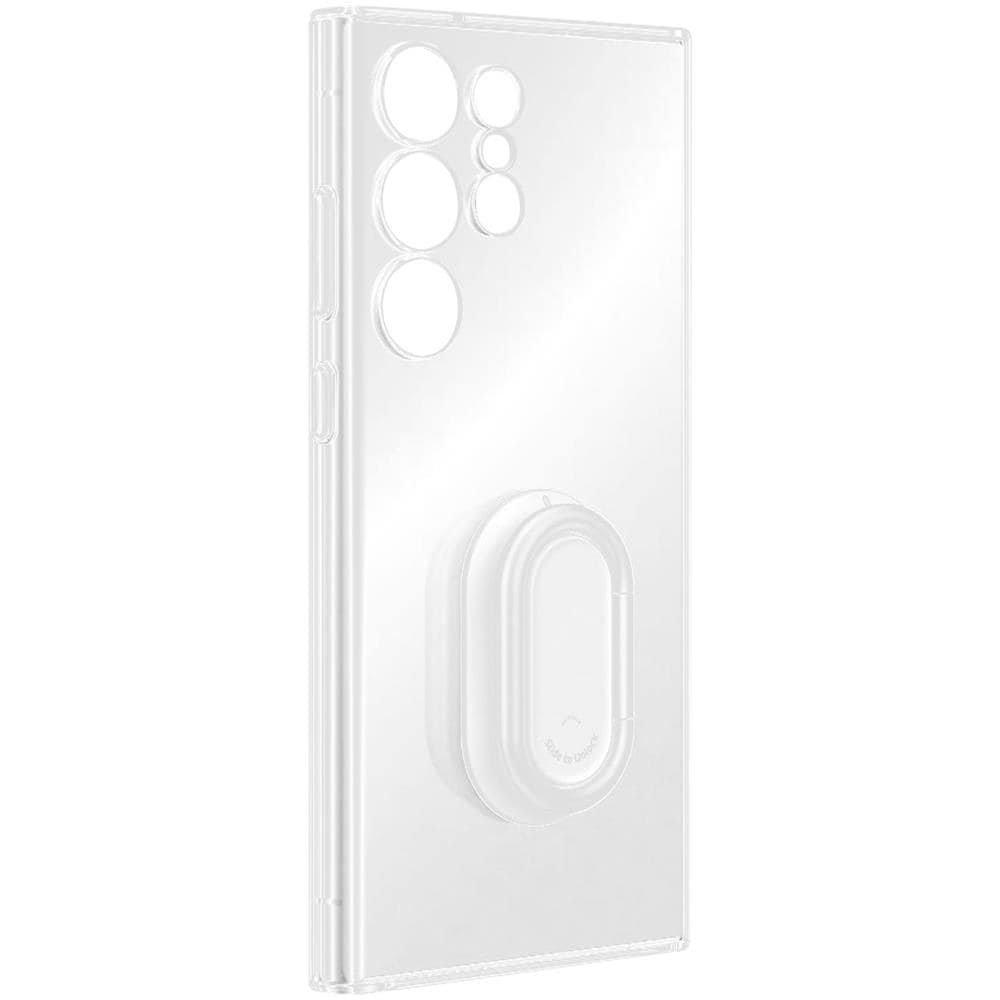Cover Per Samsung Galaxy S23 Ultra Originale Clear Gadget Con Anello Trasparente - Foto 2