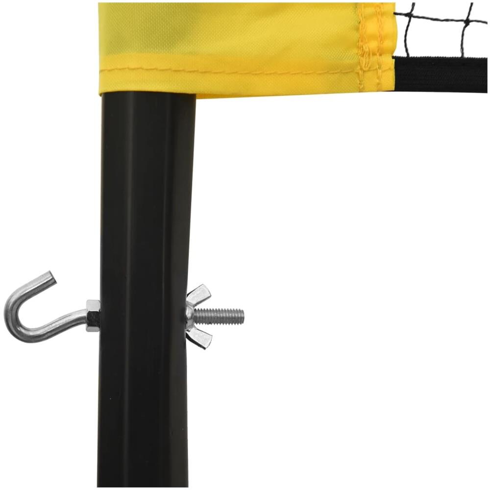 Rete Da Badminton Gialla E Nera 600x155 Cm Tessuto Pe - Foto 2