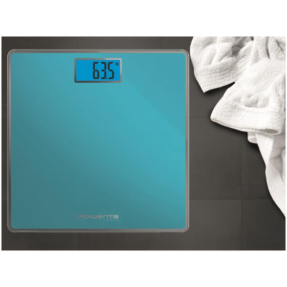 Pesaperone Classic BS1503 con Display LED Peso Maasimo 160 kg in Vetro temperato Colore Turchese - Foto 7