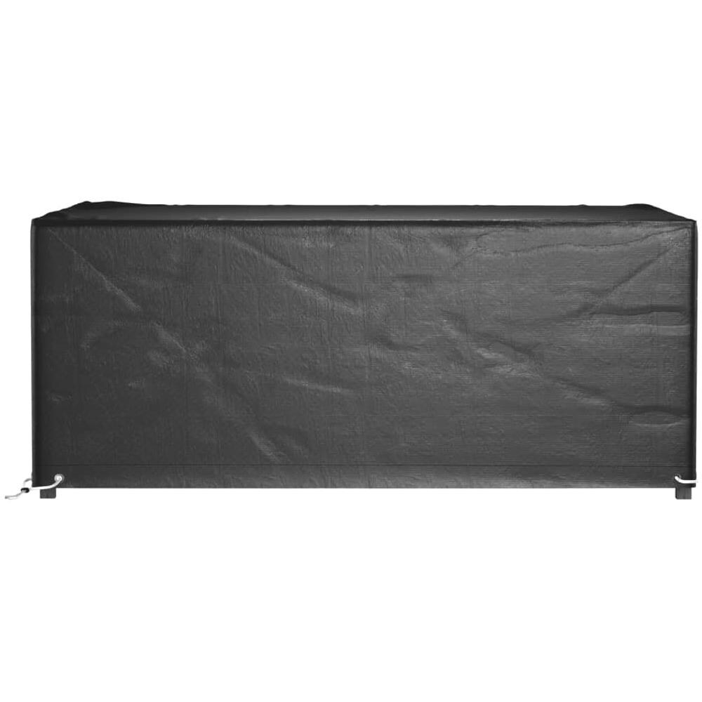 Copri Mobili Giardino 2pz 8 Occhielli 180x122x75cm Rettangolare - Foto 3