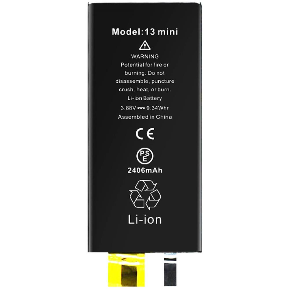 Batteria Senza Bms Compatibile Per Iphone 13 Mini Capacità 2406mah - Foto 1