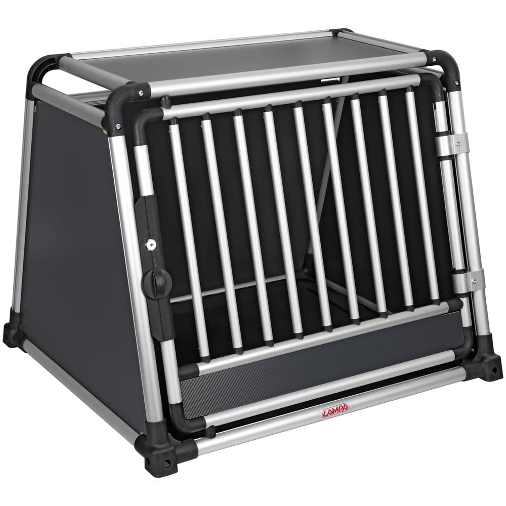 Premium, Trasportino In Lega Di Alluminio, Specifico Per Il Trasporto Di Animali In Auto - Type 3 - 83 X 73 X H 66 Cm - Foto 1