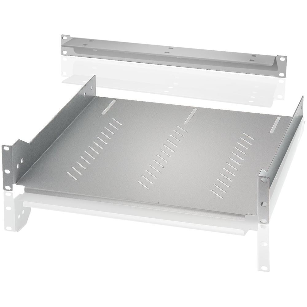 I-CASE TRAY-11 - Mensola per Rack 19'' 600 mm 2U Grigia 4 punti - Foto 2