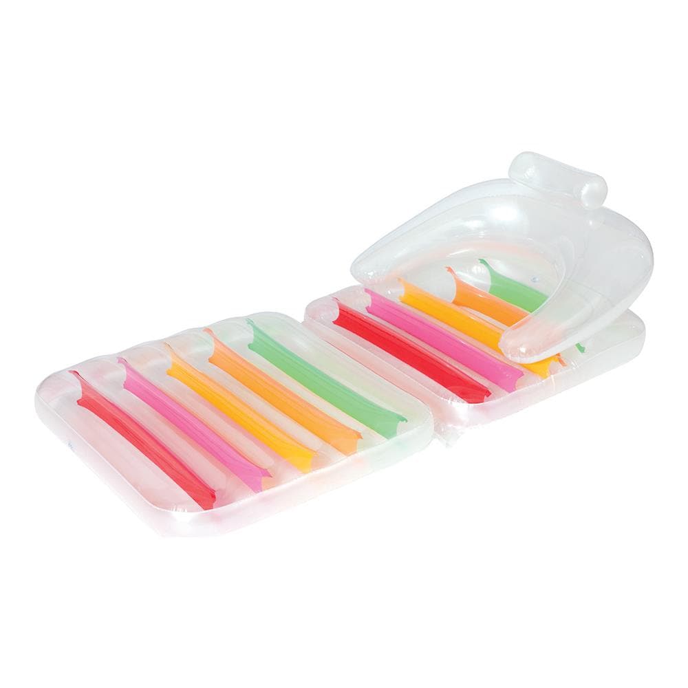 Materassino Gonfiabile Pieghevole a Poltrona Colorato 201x89 cm - Foto 6