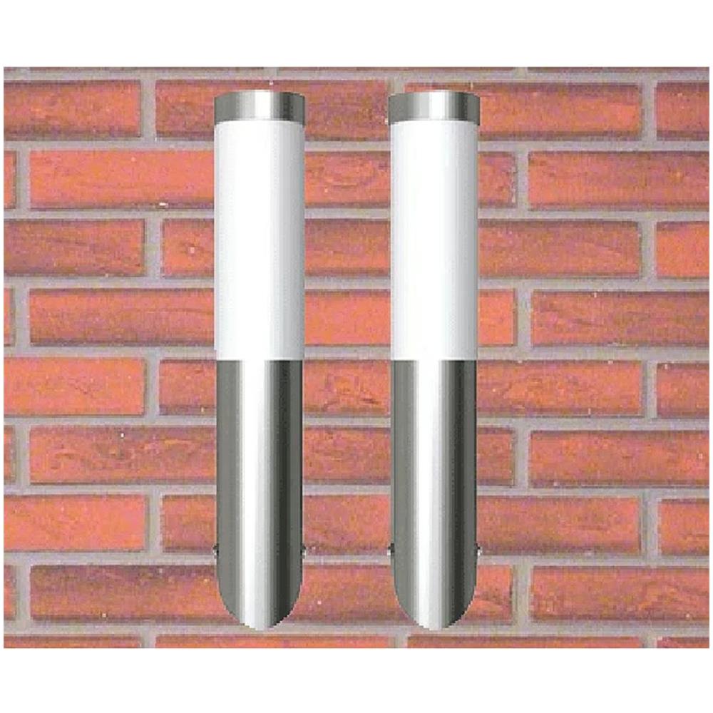 2 Lampioncini Moderni Da Giardino Acciaio Inox Per Esterni Ed Interni - Foto 2