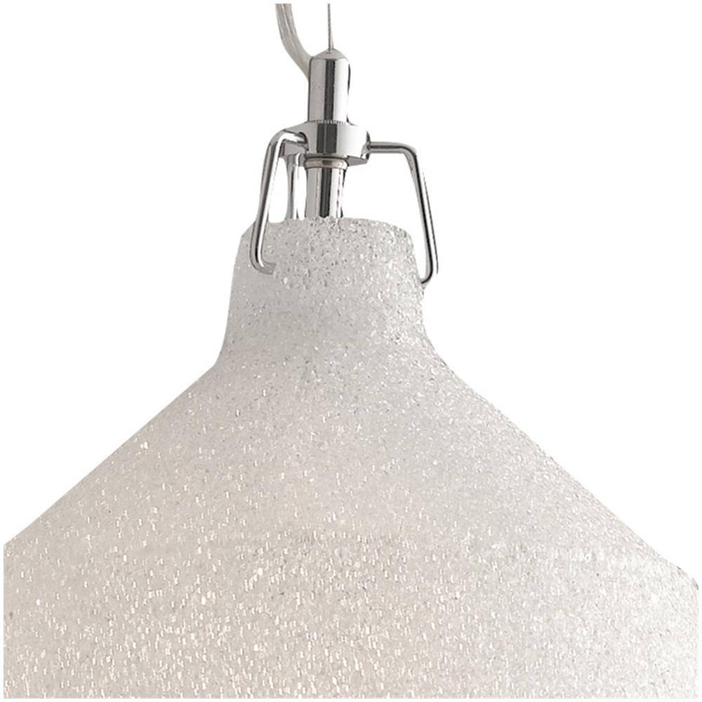 Sopensione Acrilico Effetto Brillantini Metallo Cromo Lampadario Moderno E27 I-dea-s33 - Foto 2