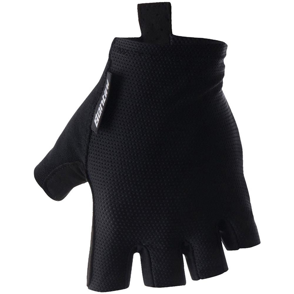 Guanti Senza Dita Ciclismo Santini 365 Brisk Short Finger Nero (s, Nero) - Foto 1