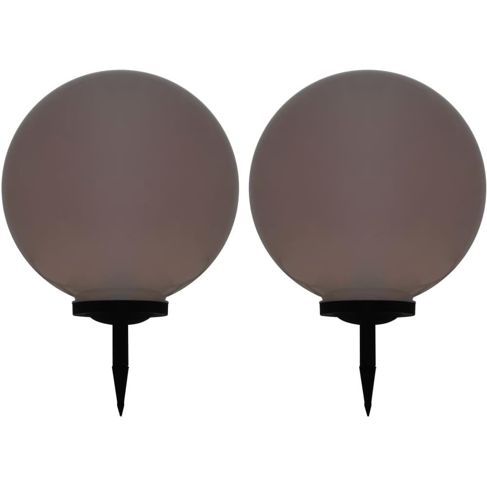 Lampade Solari Da Esterni 2 Pz Sferiche Led Rgb 50 Cm - Foto 1