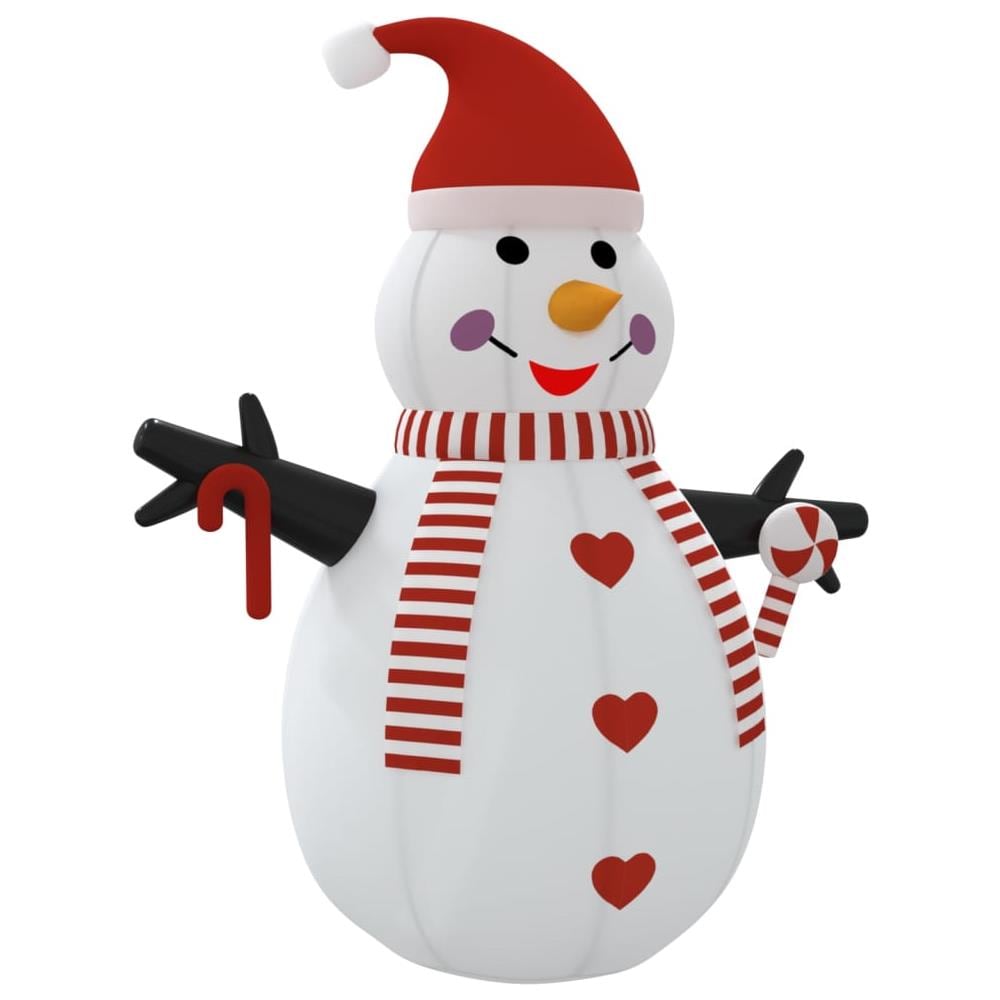 Pupazzo Di Neve Gonfiabile Con Led 360 Cm - Foto 2
