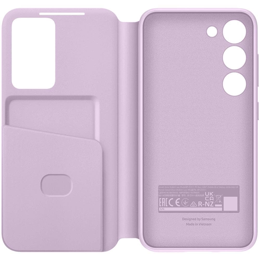 Custodia Galaxy S23 Plus Con Finestra Originale Smart View Wallet Case Lavender - Foto 1