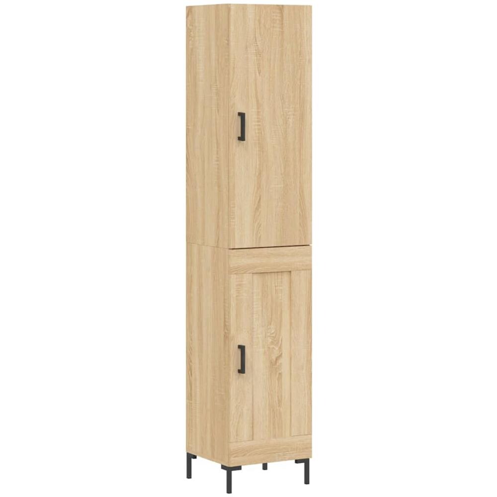 Credenza Rovere Sonoma 34,5x34x180 Cm In Legno Multistrato - Foto 2
