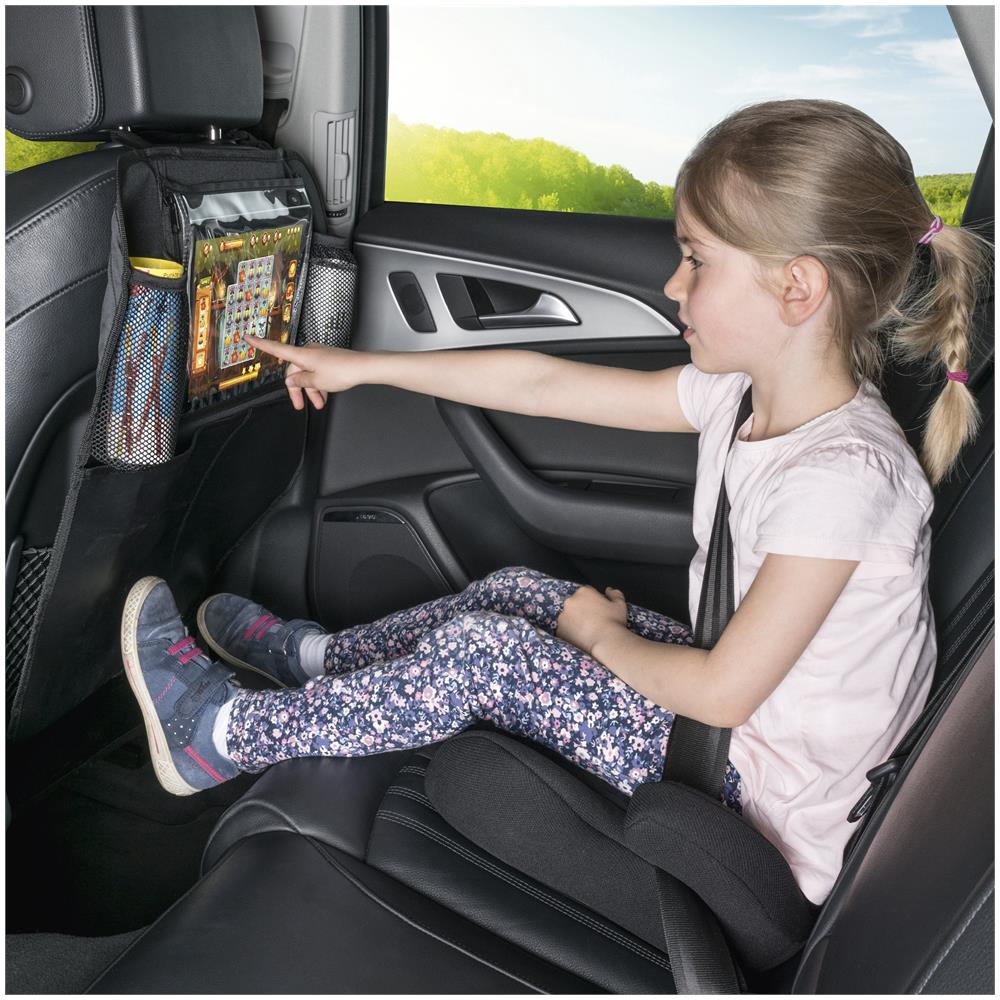 Seggiolino Auto Porta Tablet Con Organizer Kenny Nero - Foto 2
