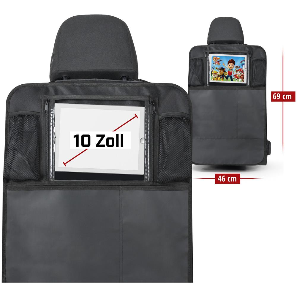 Seggiolino Auto Porta Tablet Con Organizer Kenny Nero - Foto 6