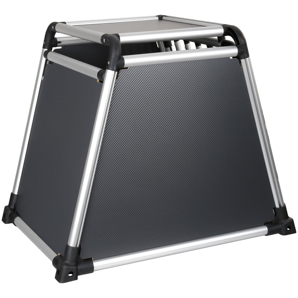 Premium, Trasportino In Lega Di Alluminio, Specifico Per Il Trasporto Di Animali In Auto - Type 4 - 55 X 75 X H 62 Cm - Foto 3