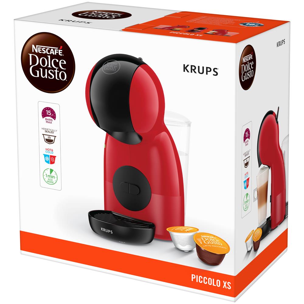 Macchina da caffè Nescafé Dolce Gusto Piccolo XS colore Rosso - KP1A3510 - Foto 11