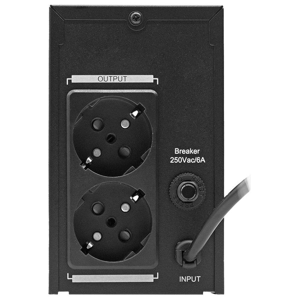 Gruppo di Continuità Zeus RGB ULP600VA Line-Interactive 600 VA 360 W 2 Prese Schuko + 1 Porta USB 5V / 2A - Foto 2