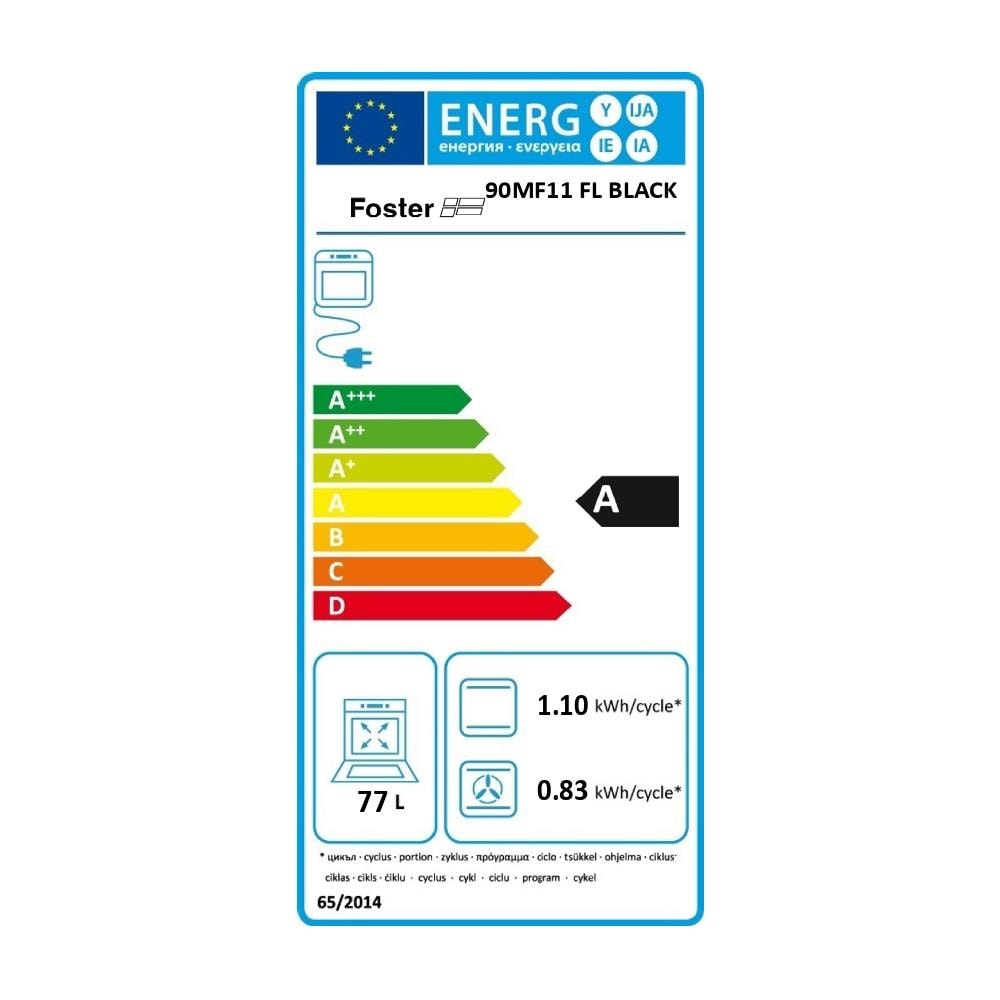 Forno Elettrico da Incasso 8051566439867 Capacità 91 L Multifunzione Ventilato Colore Nero - Foto 2