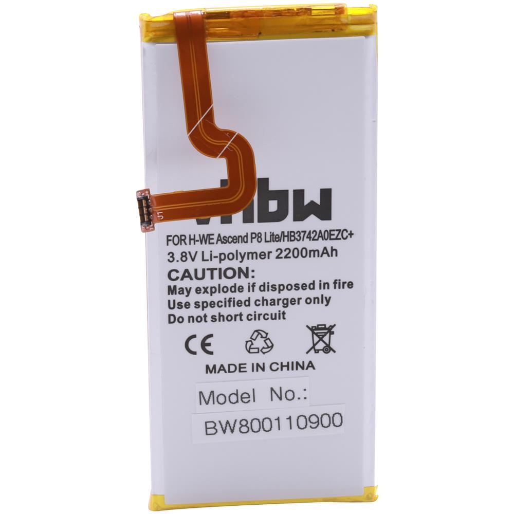 Li-polymer Batteria 2200mah (3.8v) Per Cellulari E Smartphone Huawei Ale-cl00, Ale-cl10, Ale-l04, Ale-ul00, Ale-ul10 Sostituisce Hb3742a0ezc+. - Foto 1