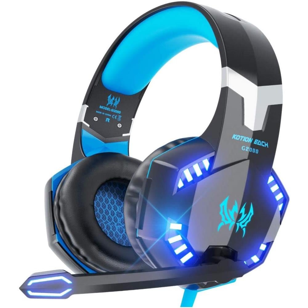 KOTION EACH - Cuffie Kotion Each G2000 Per Ps4, Pc, Xbox One, Led Light For  Mac Laptop Blu - ePRICE