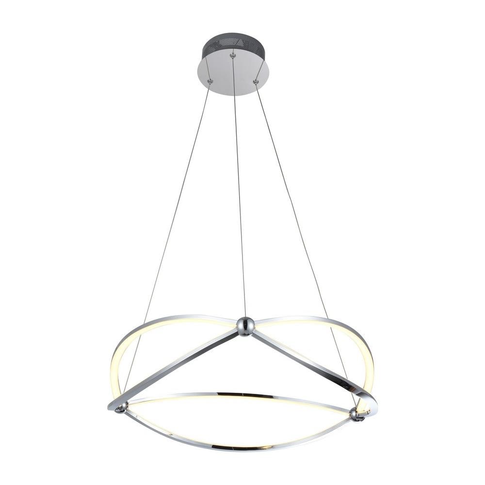 Lampada A Sospensione A Led Integrata, Cromata - Foto 1