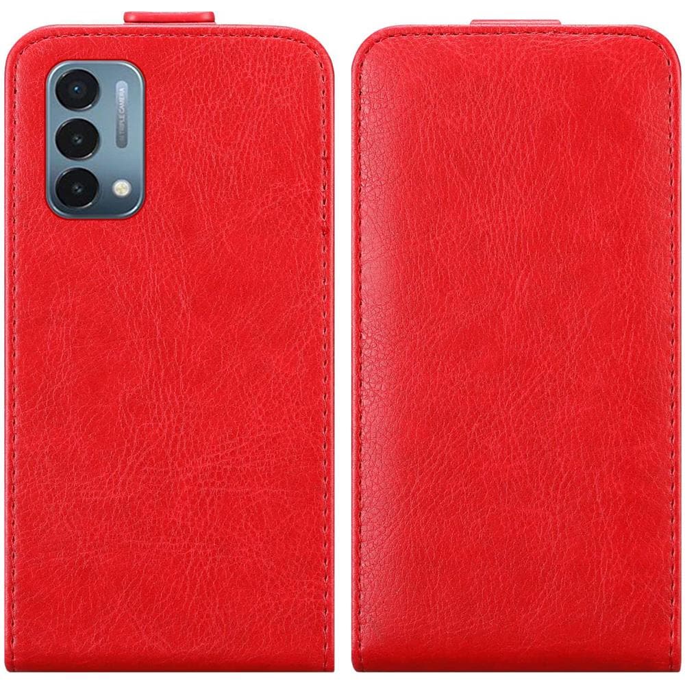 Custodia Compatibile Con Oneplus Nord N200 5g In Rosso Mela - Coperchio Protettivo In Design Flip Con Chiusura Magnetica - Foto 8