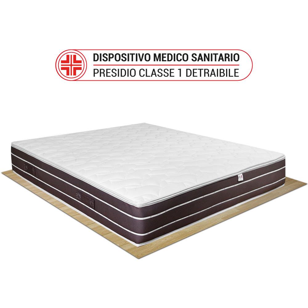 Materasso Molle E Memory Strong Sfoderabile, Matrimoniale 160x190 Con Molle Biconiche Rinforzate E 3cm Di Memory, Alto 25cm Con Portanza 130kg Per Posto Letto - Foto 7