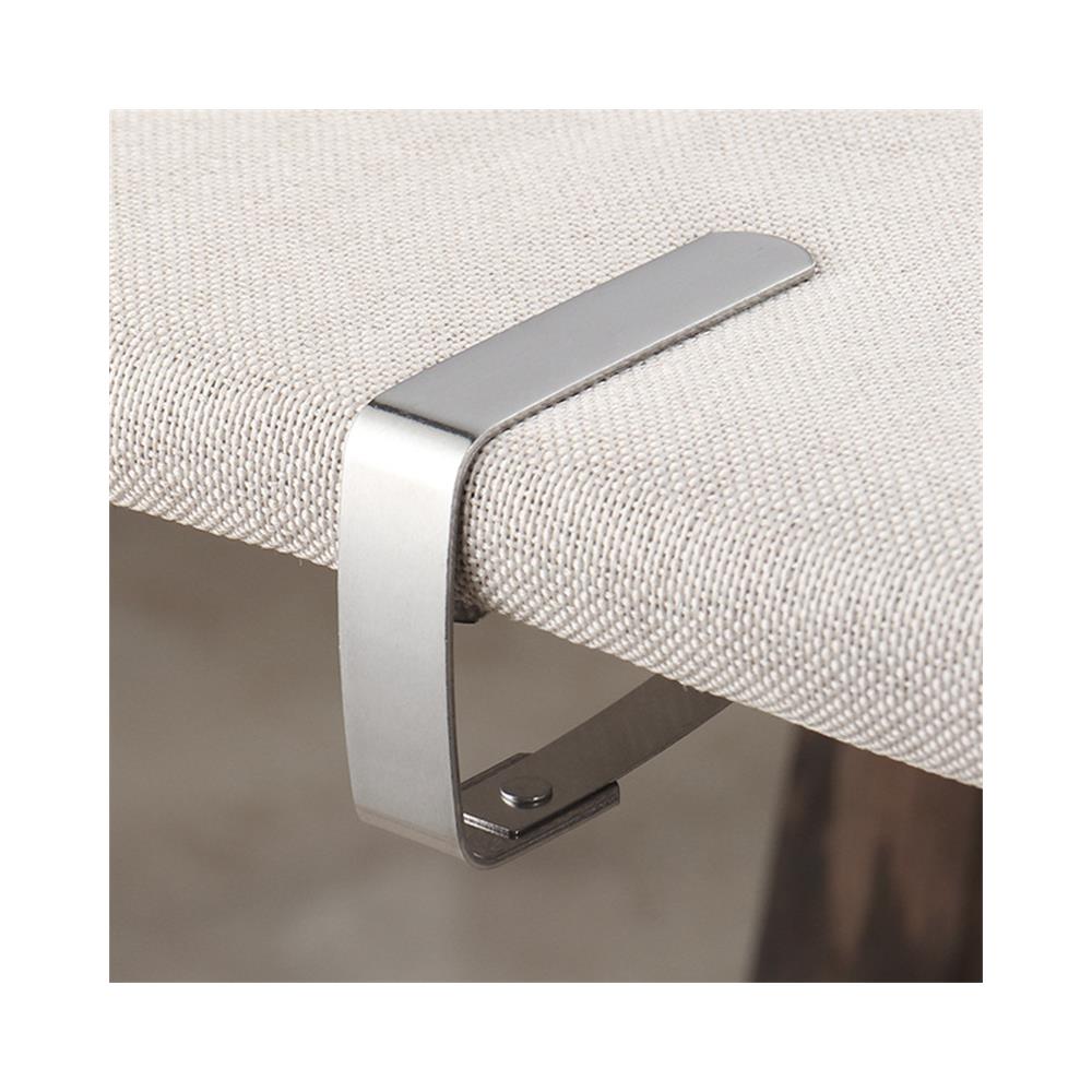 Fermagli Per Stoffa/portapanno, Confezione Da 4 Silver - Foto 2