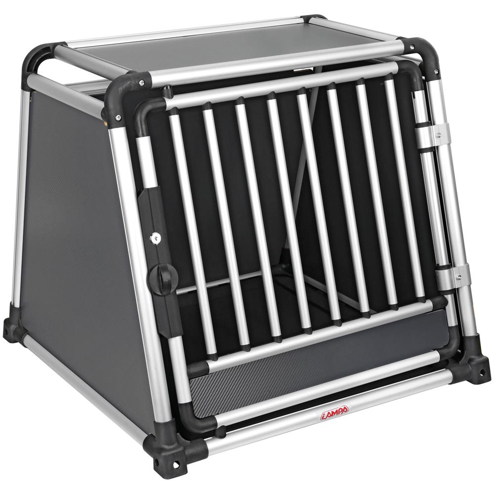 Premium, Trasportino In Lega Di Alluminio, Specifico Per Il Trasporto Di Animali In Auto - Type 5 - 75 X 75 X H 66 Cm - Foto 1