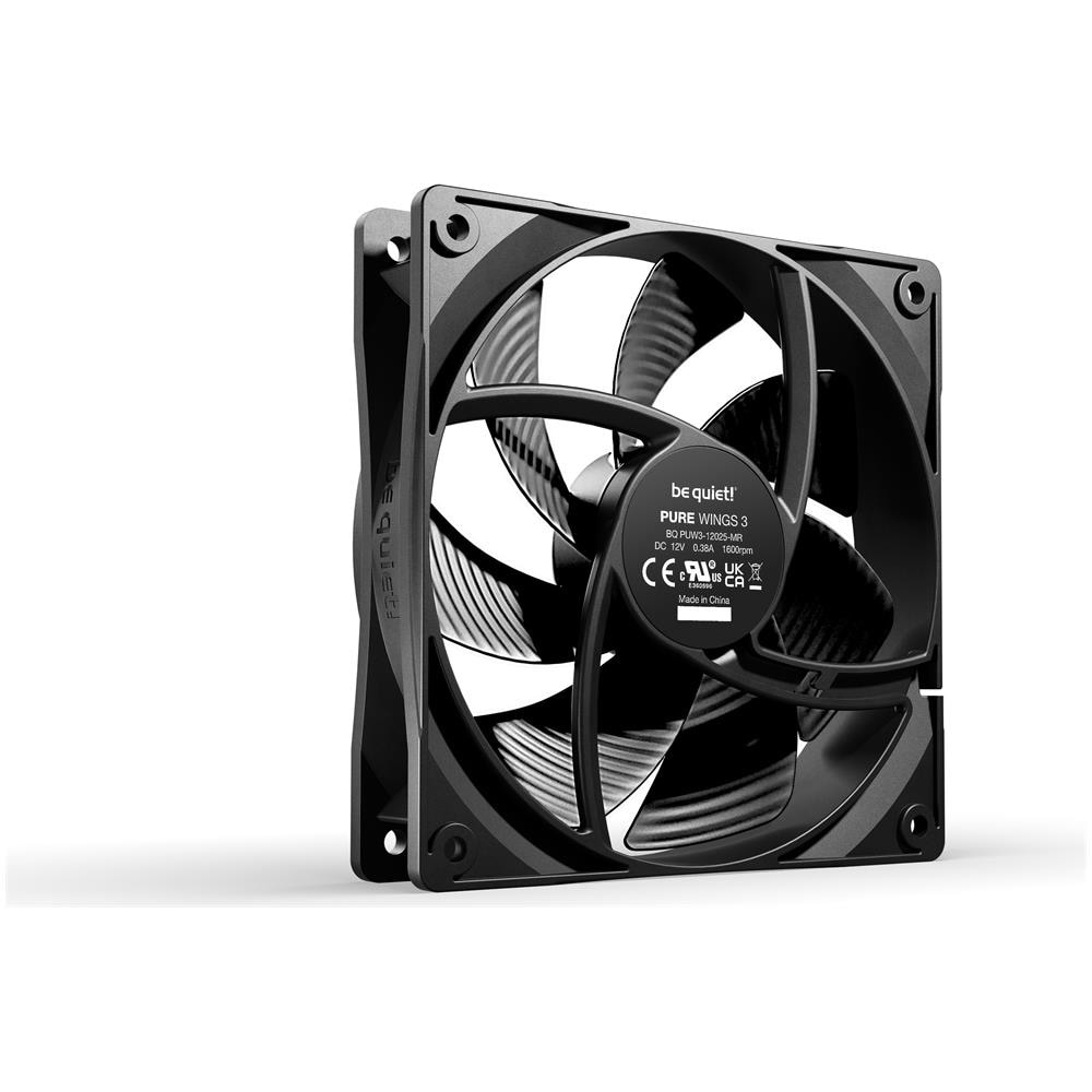 Pure Wings 3 120mm Case per computer Ventilatore 12 cm Nero 1 pz - Foto 2
