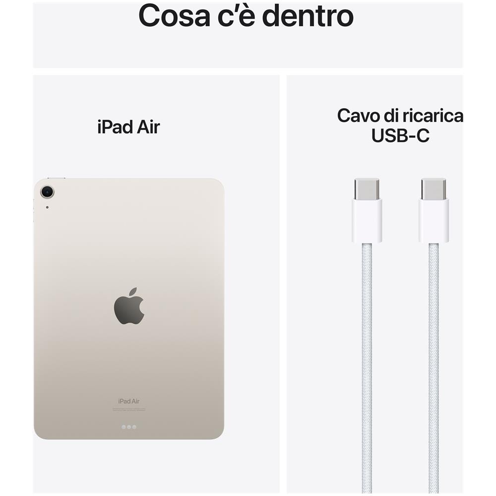 iPad Air M2 (2024 6th Gen) 256GB 11" Wi-Fi Galassia - Foto 3