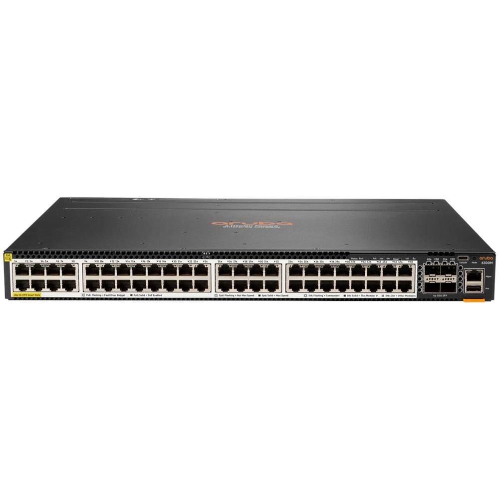 Switch di Rete Aruba 6300M 48 Porte RJ-45 (10/100/1000) Colore Nero - Foto 1