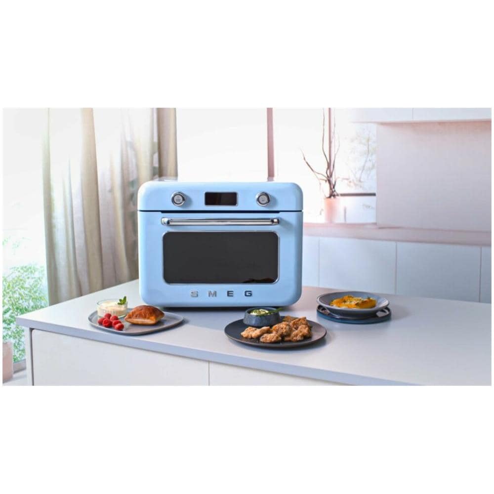 Forno Elettrico COF01PBEU Capacità 30 L Forno Combinato a Vapore Ventilato Colore Blu Lucido - Foto 8