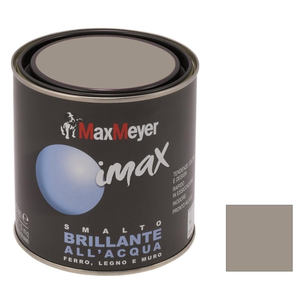Smalto Acrilico All'Acqua Pronto All'Uso, Finitura Brillante, Latta Da 125 Ml, Resa 0,88-1,38 Mq Yuta - Foto 1
