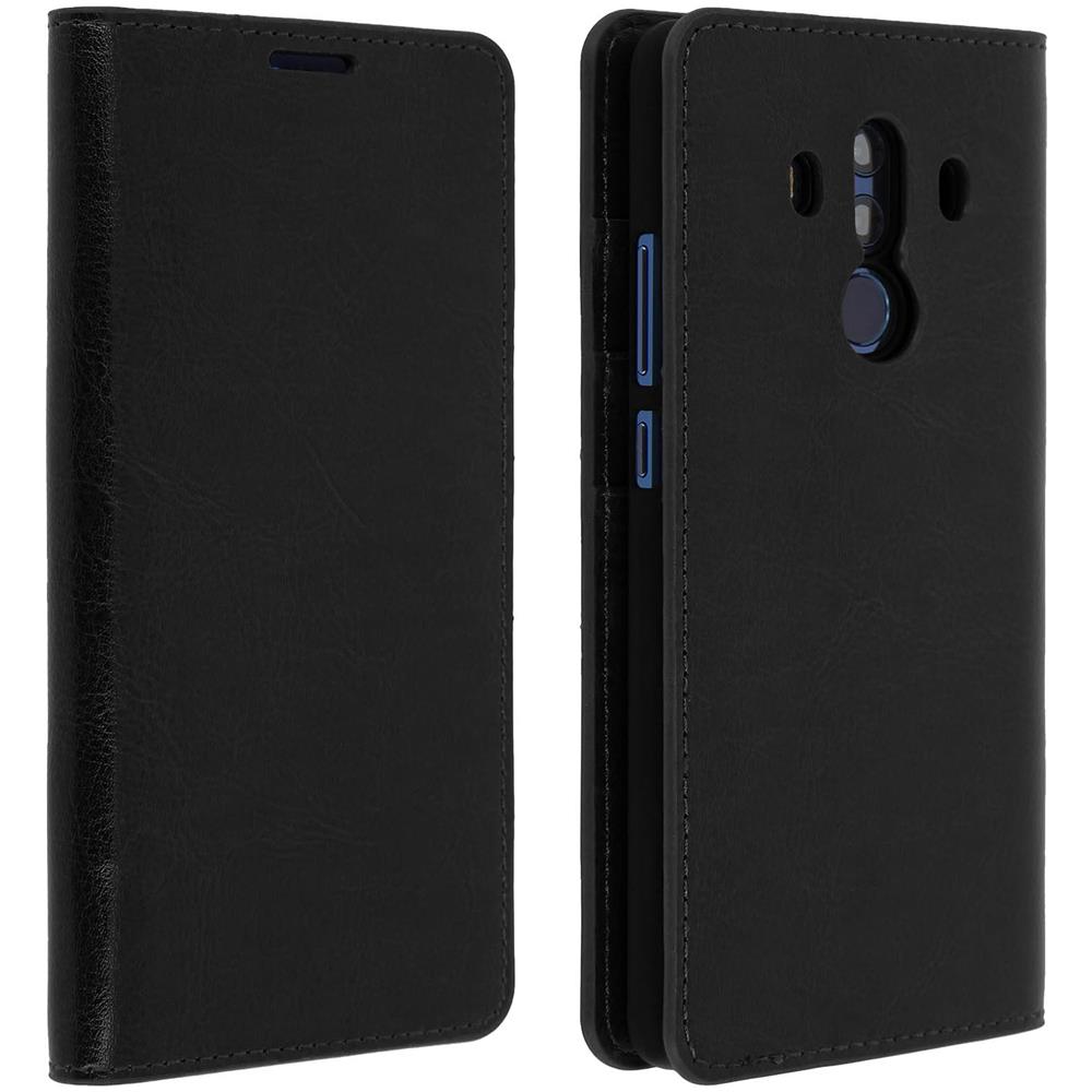 Custodia Huawei Mate 10 Pro Pelle Sportellino Portafoglio Supporto Nero - Foto 1