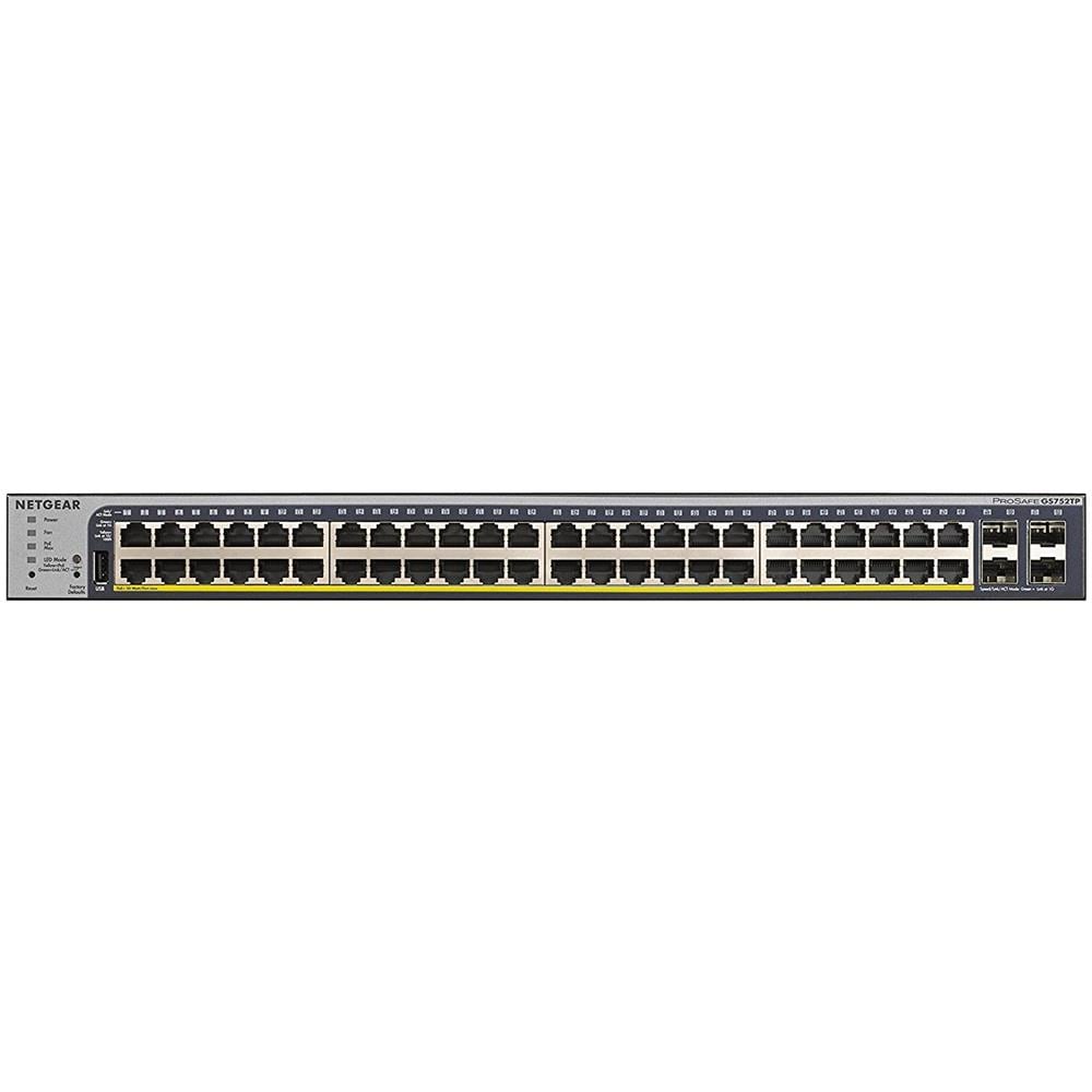 Switch Smart Managed GS752TP-200EUS 48 x 10/100/1000 4 x SFP 104 Gbps - Foto 2