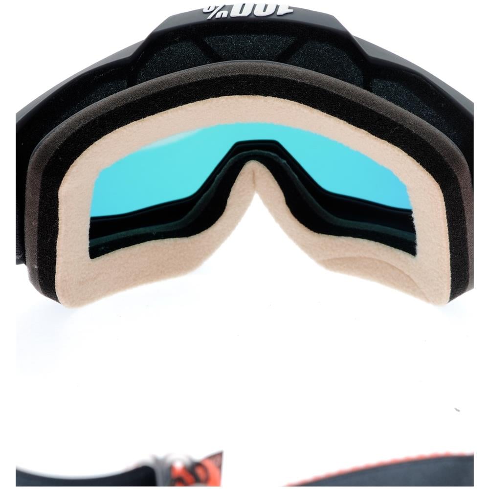 Mx Goggle 100 Percent The Accuri Gunmetal-Clear Lens Default , Nero
