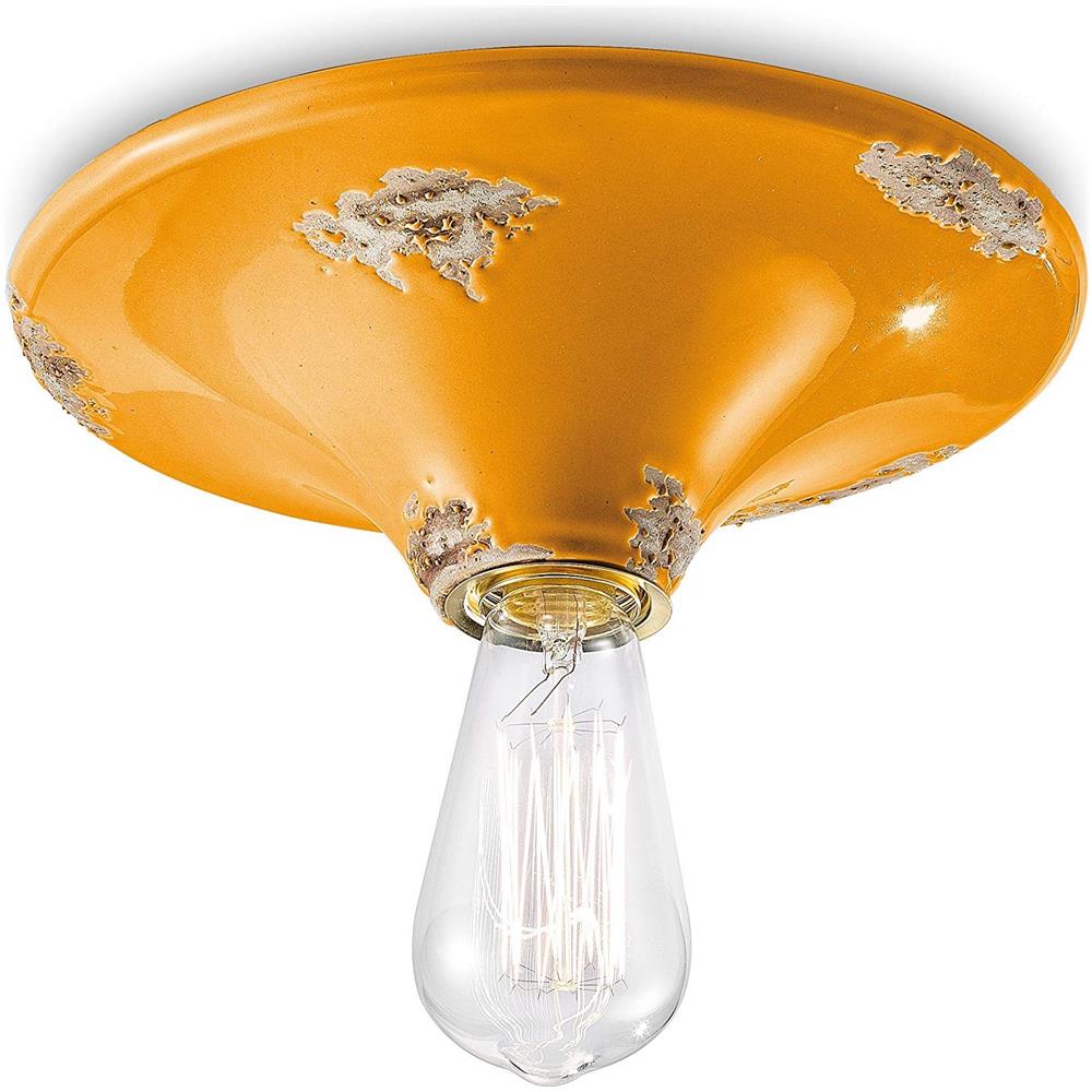 Vintage C134, Plafoniera, - Giallo - Foto 1