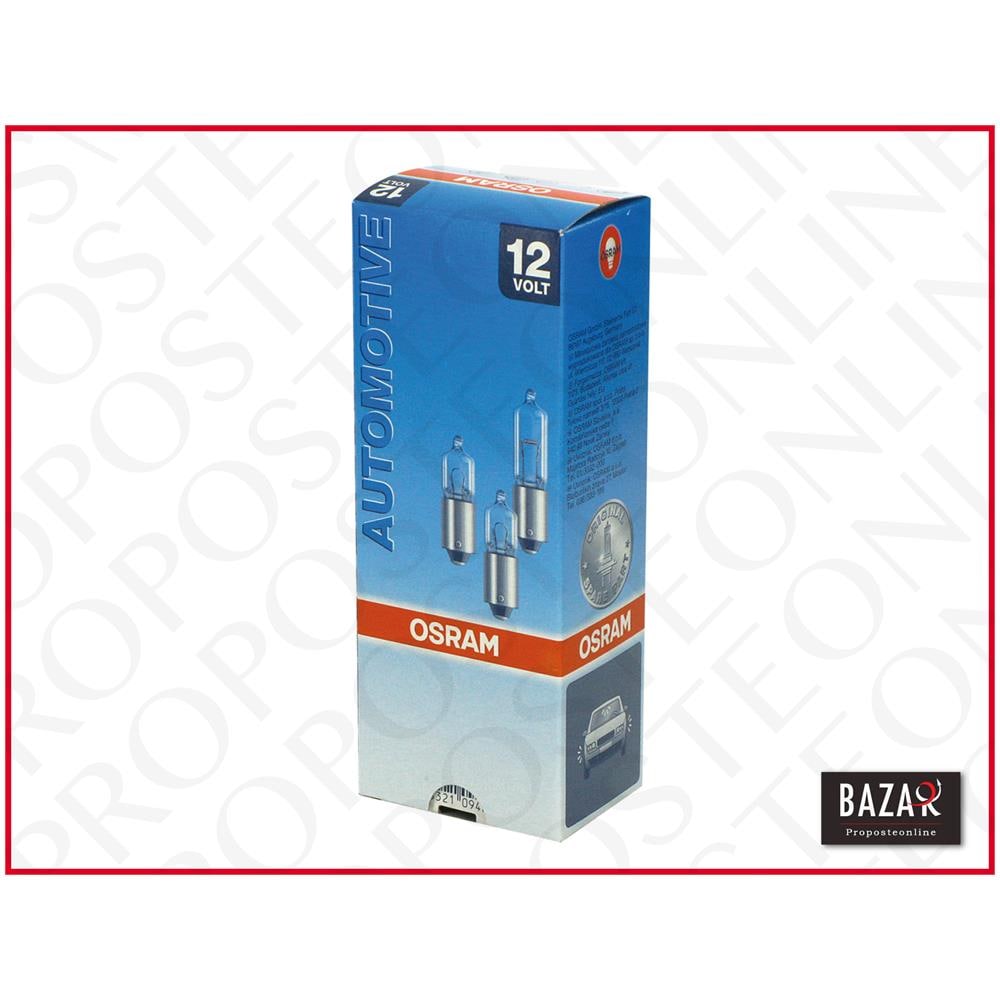 Lampadina Alogena Ad Alta Affidabilità Per Auto A 12v Osram Miniwatt - 20w Ba9s - Foto 4