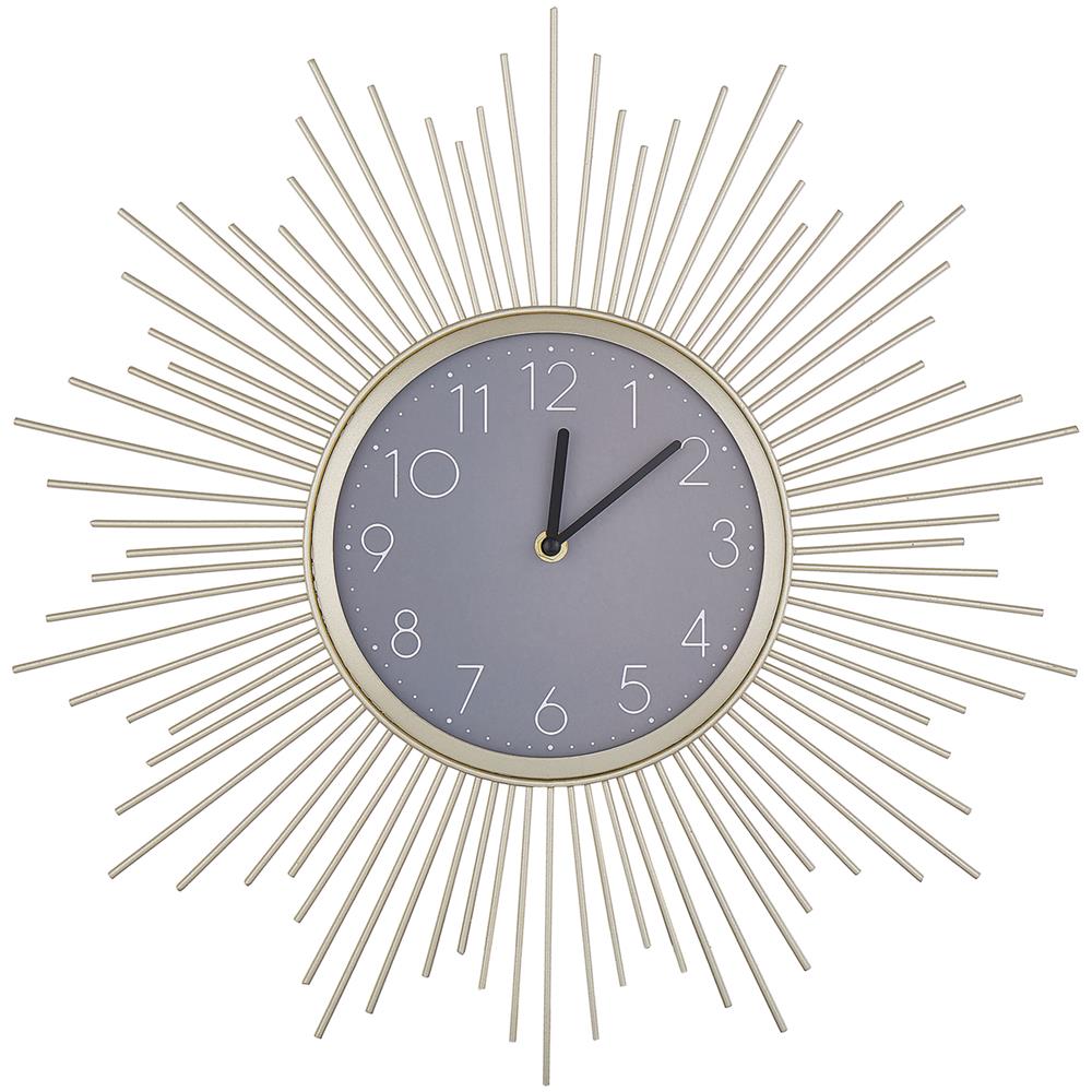 Orologio Da Parete Color Oro E Grigio Ø 45 Cm Solura - Foto 1