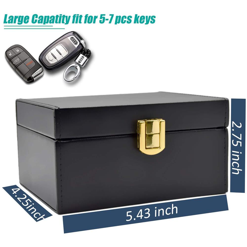 Faraday Di Sicurezza Chiave Dellautomobile Signal Blocker Di Sicurezza Keyless Car Key Fob Sicuro Protector Box Grande Rfid Segnale Di Blocco Di Sicurezza - Foto 2