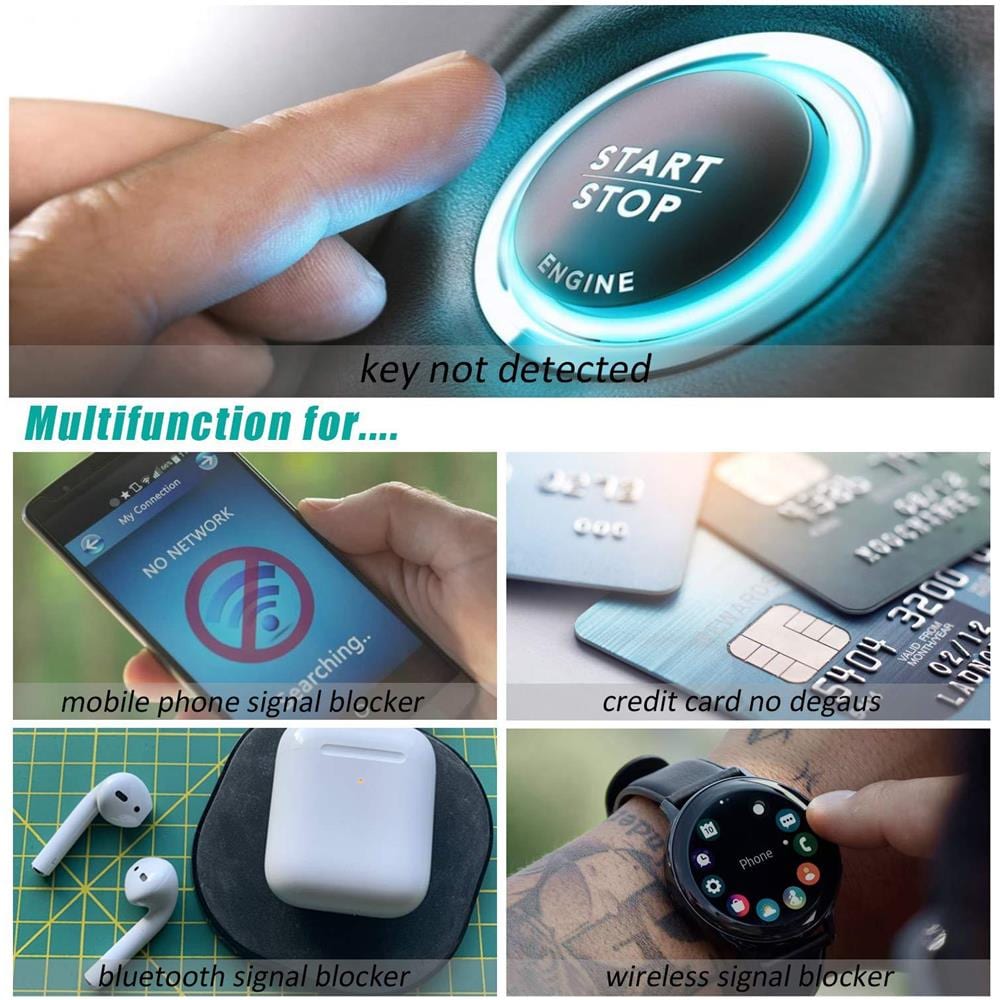 Faraday Di Sicurezza Chiave Dellautomobile Signal Blocker Di Sicurezza Keyless Car Key Fob Sicuro Protector Box Grande Rfid Segnale Di Blocco Di Sicurezza - Foto 1