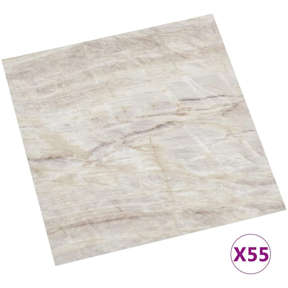 Listoni per Pavimenti Autoadesivi 55 pz in PVC 5,11 m² Beige - Foto 2