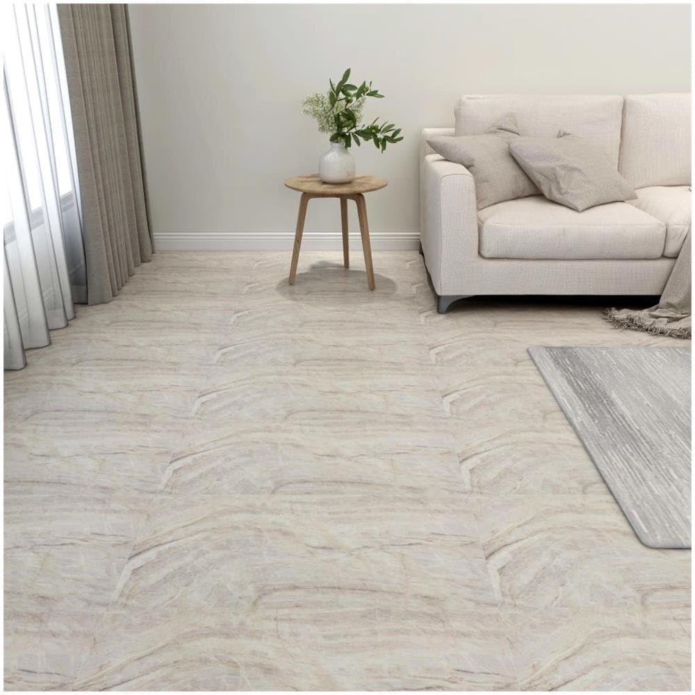 Listoni per Pavimenti Autoadesivi 55 pz in PVC 5,11 m² Beige - Foto 1