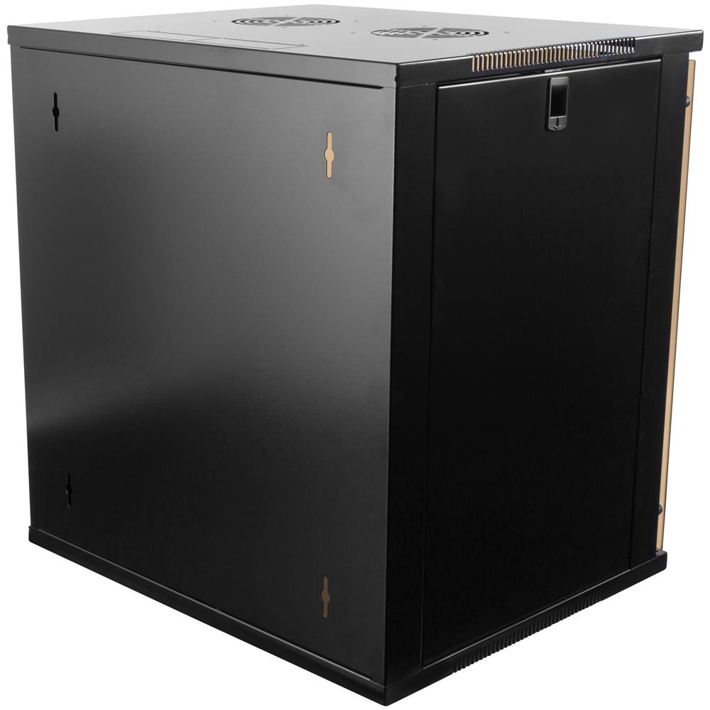 Armadio 19"", 12u, 540x450mm, Verticale O A Parete, Porta In Vetro - Foto 2